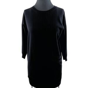 Theory Black Midi Dress